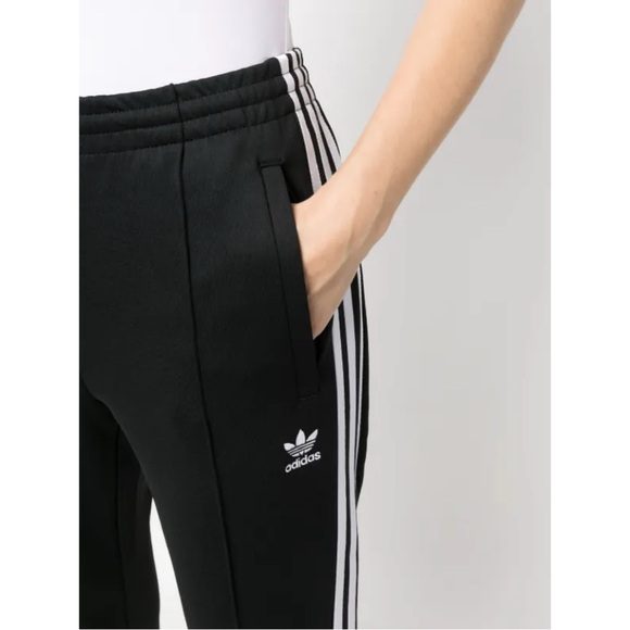 Adidas Originals Classic Adicolor SST Track Pants In Black Size M - Picture 2 of 13